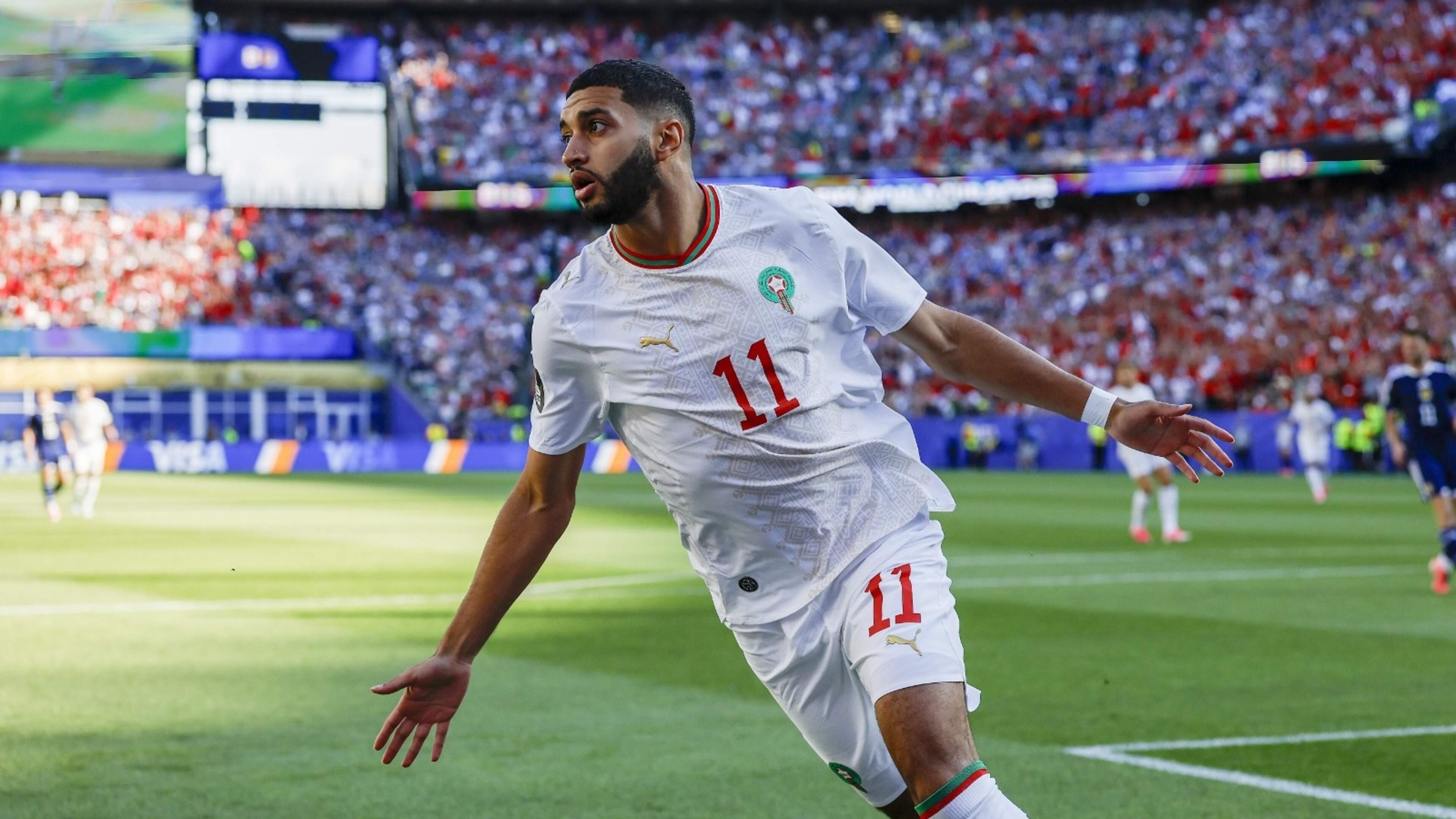 LIVE WK 2026 | Ismael Saibari dicht bij een tweede treffer namens Marokko tegen Schotland